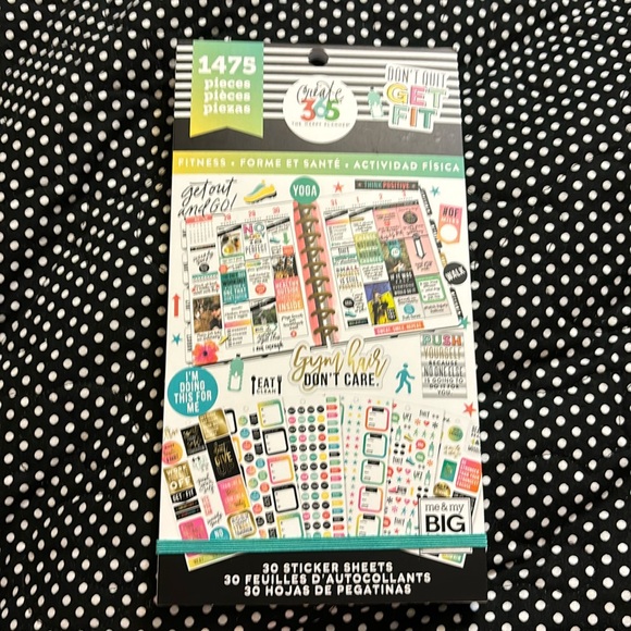🌿🌼🌿🌸- The Happy Planner Fitness Stickers: 1475 pieces - Picture 1 of 7